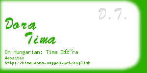 dora tima business card